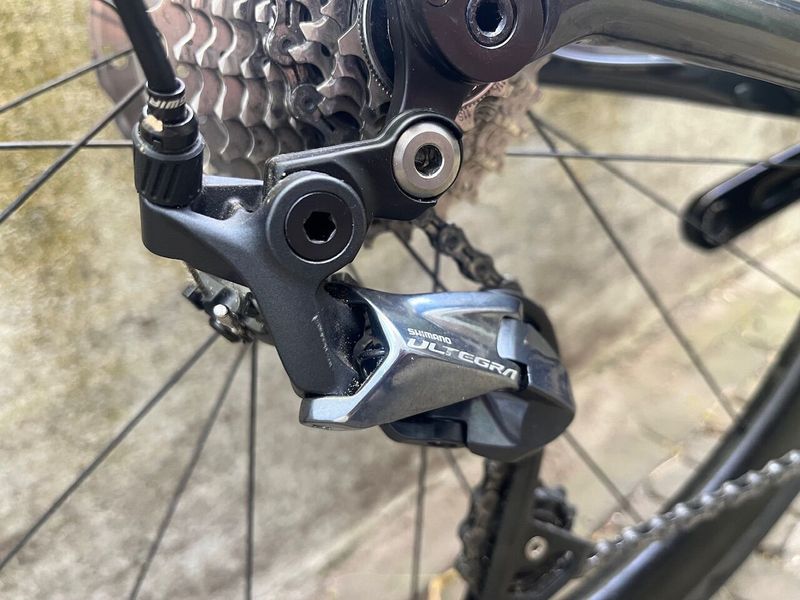 Karbonové kolo Giant TCR Advanced disk 1+PRO compact, 2x11s Ultegra, vel.L, škrábanec - horni trubka