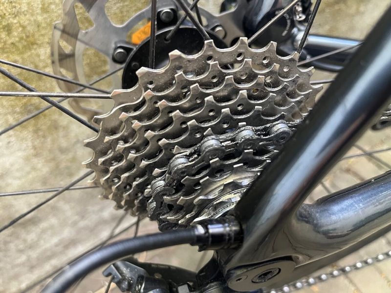 Karbonové kolo Giant TCR Advanced disk 1+PRO compact, 2x11s Ultegra, vel.L, škrábanec - horni trubka