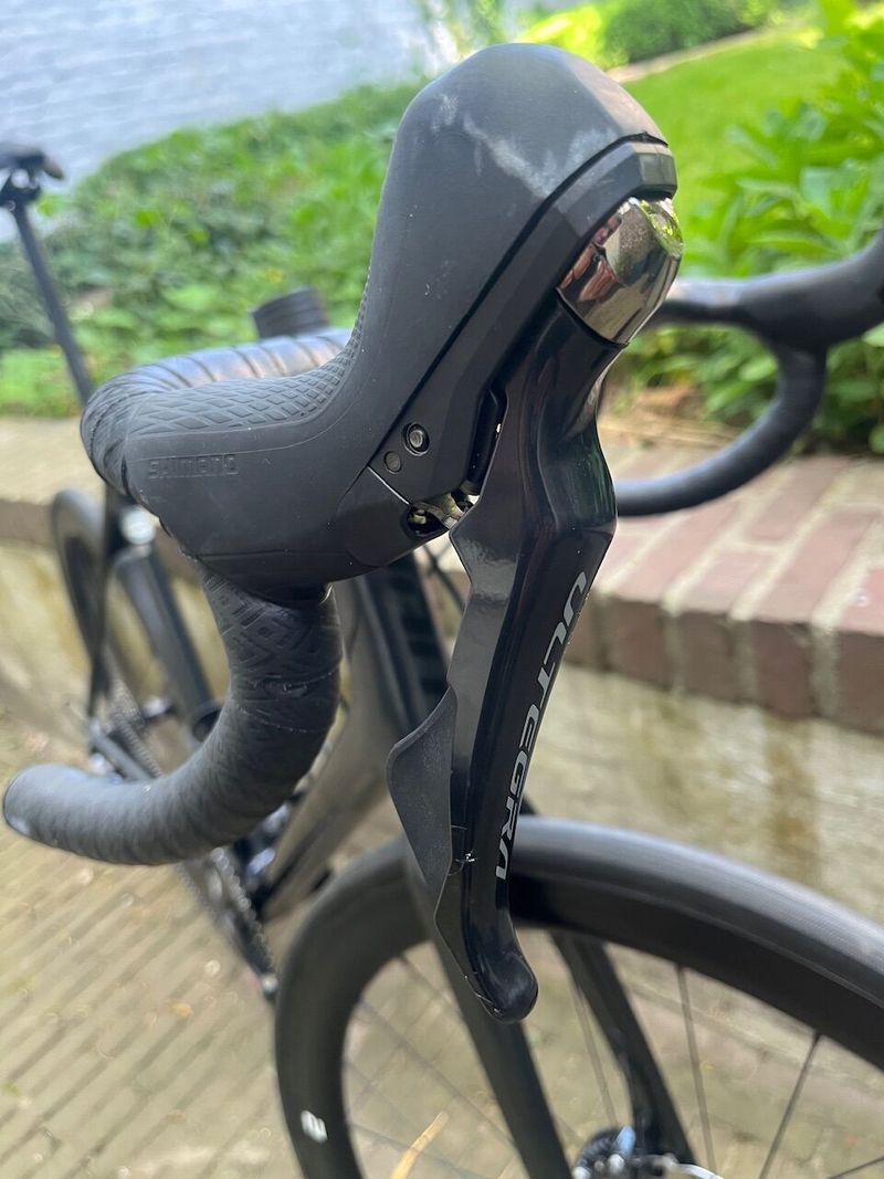 Karbonové kolo Giant TCR Advanced disk 1+PRO compact, 2x11s Ultegra, vel.L, škrábanec - horni trubka