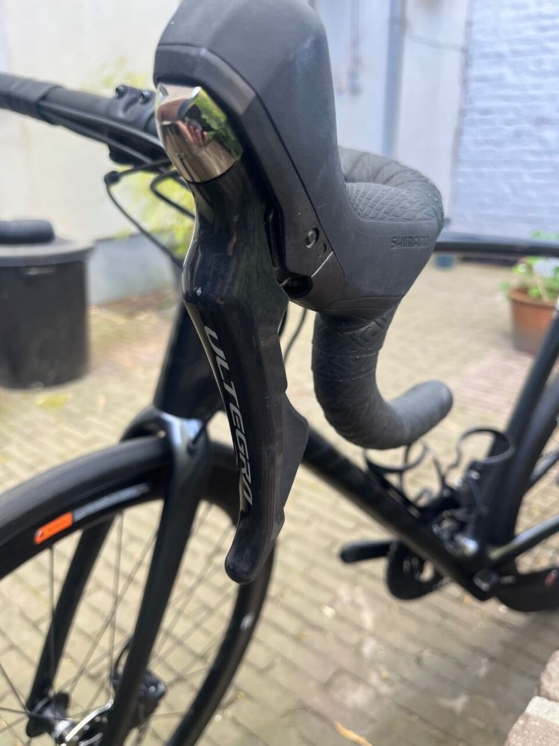 Karbonové kolo Giant TCR Advanced disk 1+PRO compact, 2x11s Ultegra, vel.L, škrábanec - horni trubka