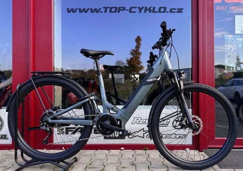 🔥🔥 SLEVA 21.000 Kč -24% 🔥🔥 Rock Machine Crossride e450 FS Touring Gloss Grey/Black 
