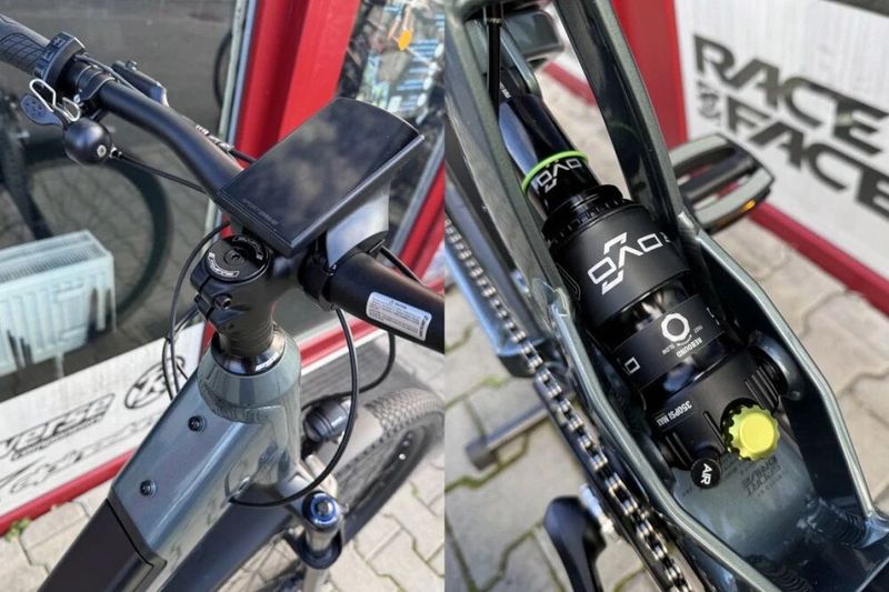 🔥🔥 SLEVA 21.000 Kč -24% 🔥🔥 Rock Machine Crossride e450 FS Touring Gloss Grey/Black 