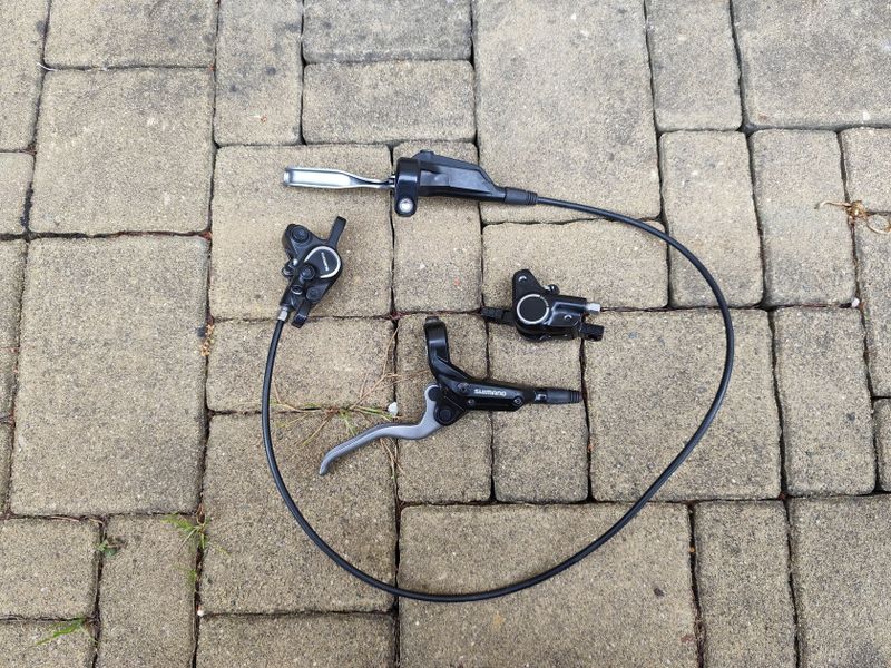 Hydraulické brzdy Shimano BR-M365 – přední + zadní