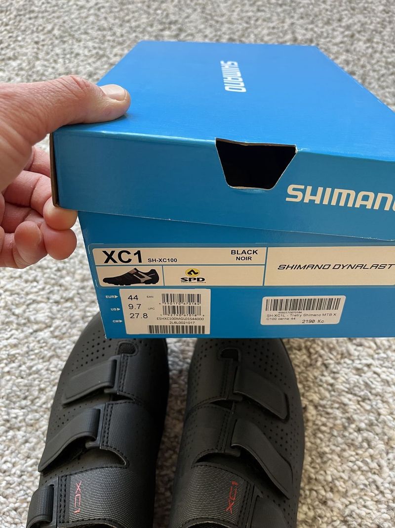 Nové¨nikdy nepoužité MTB tretry shimano SH-XC100, velikost 44