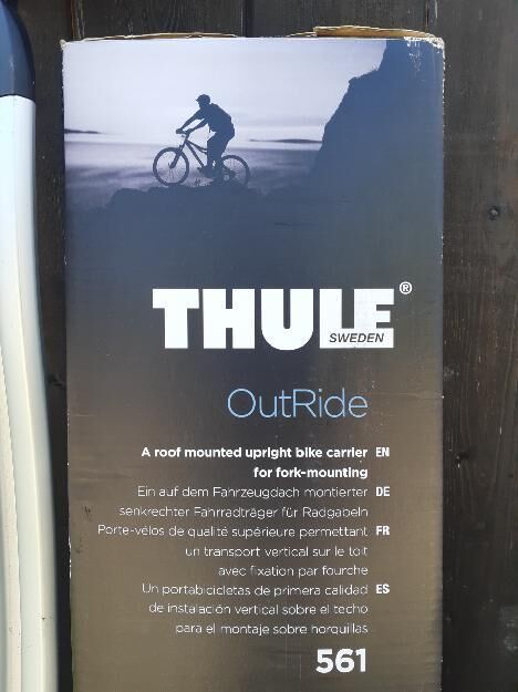 Prodám střešní nosičř kola Thule Outride 561, cena 1.990 Kč (PC 3.400 Kč).