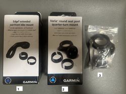 Prodám nové držáky na Garmin Edge a Garmin Varia