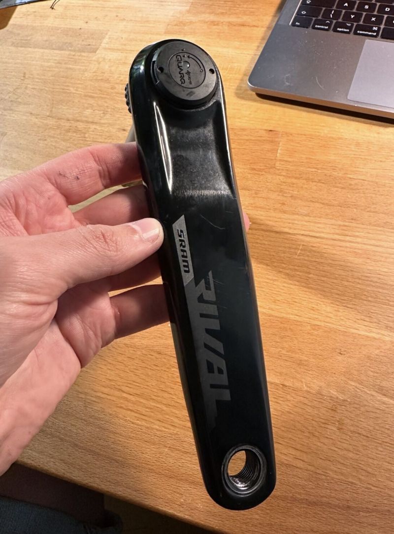Kliky s powermetrem sram rival 