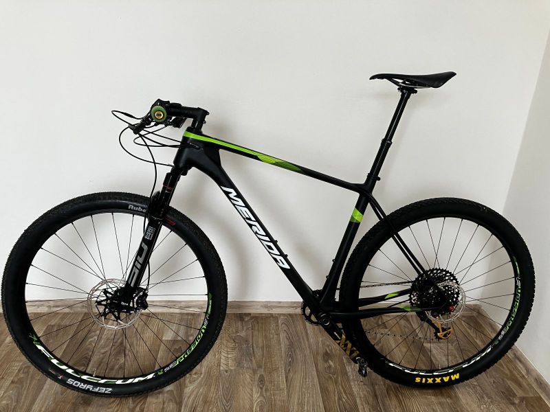 SLEVA ! - Merida Big Nine Team - XX1 pohon, teleskopka, závodní kolo, vyměněna vidlice i rám, lehké 