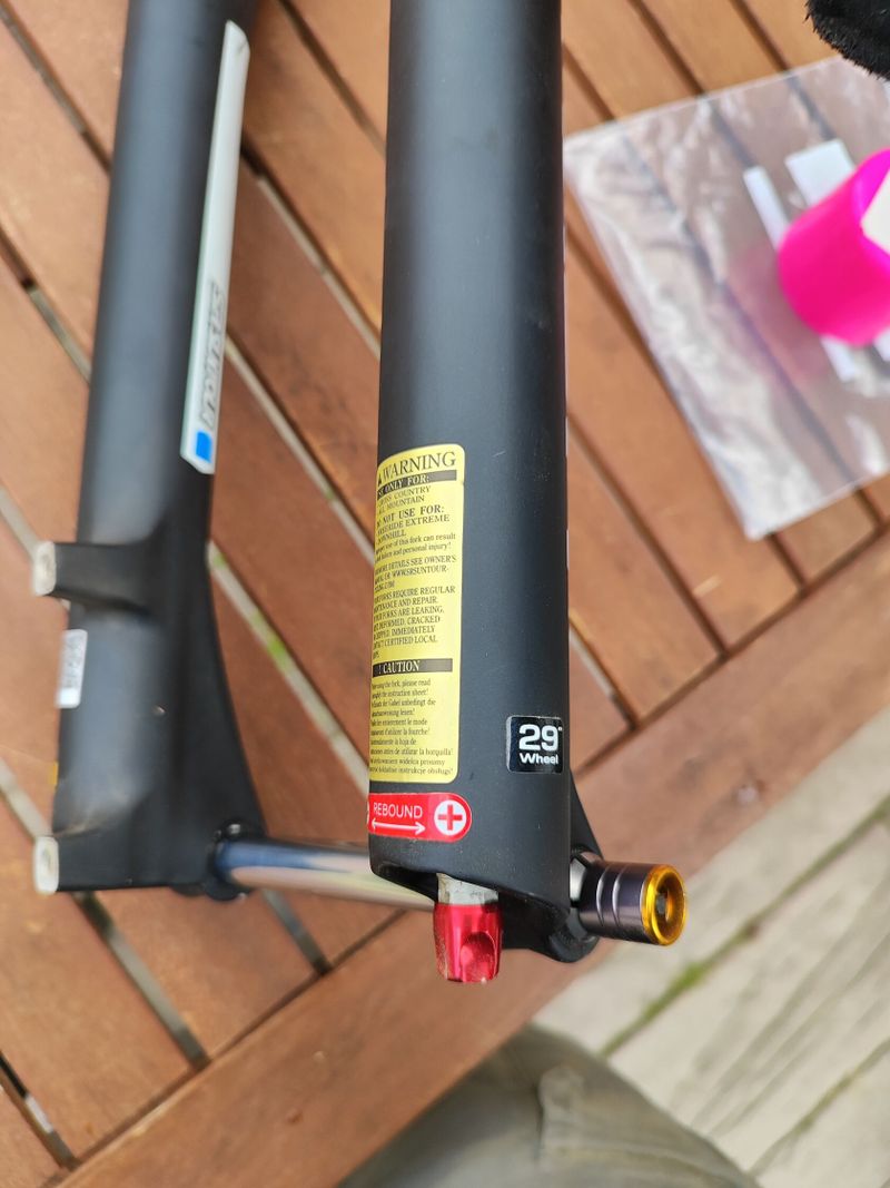 SR Suntour AXON RL-RC vidlice 29 100mm