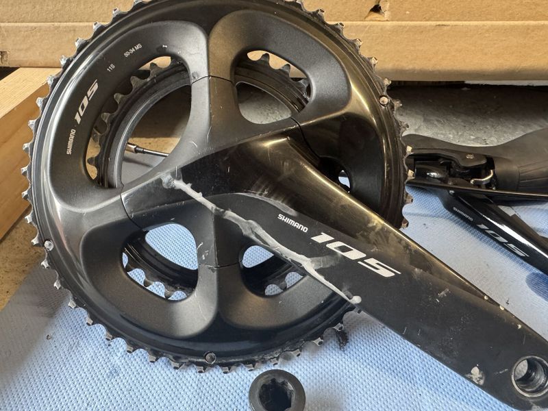 Sada Shimano 105 (sada 1) používaná 2 roky