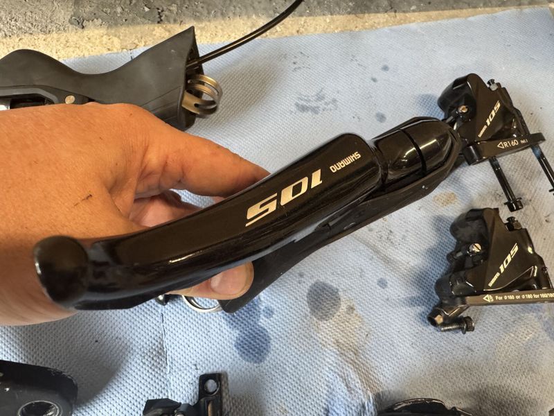Sada Shimano 105 (sada 1) používaná 2 roky