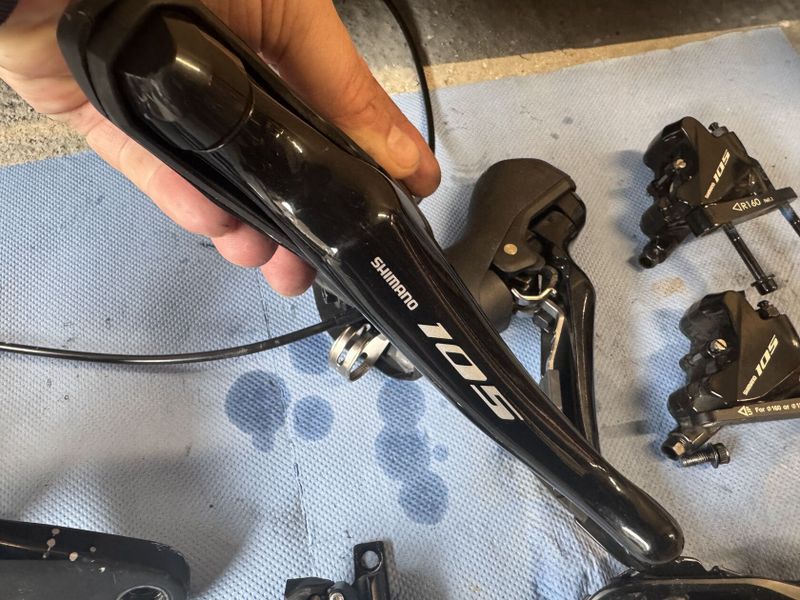 Sada Shimano 105 (sada 1) používaná 2 roky