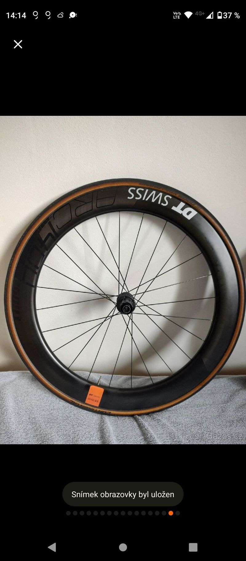 KARBONOVÁ ZAPLETENÁ KOLA DT SWISS 62mm. PC=60.990,-