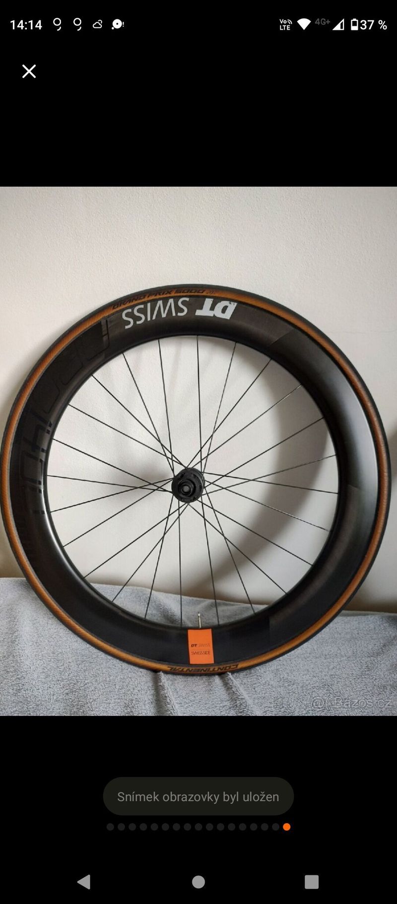 KARBONOVÁ ZAPLETENÁ KOLA DT SWISS 62mm. PC=60.990,-