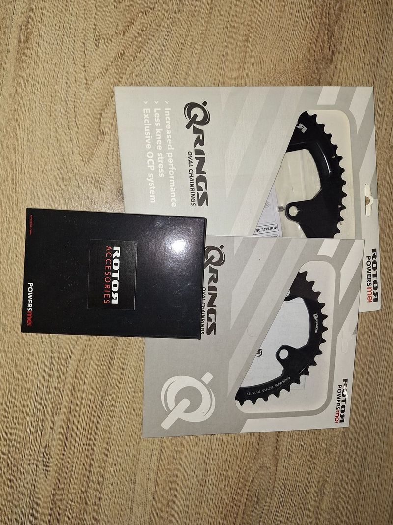 Sada převodníků Rotor Qrings pro Ultegra 6800/8000 or Dura Ace 9000/9100 55/42z