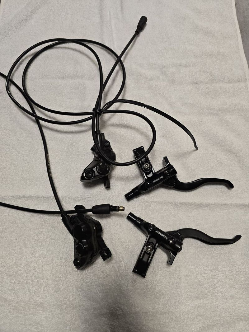 Hydraulické 4pístkové kotoučové brzdy Shimano