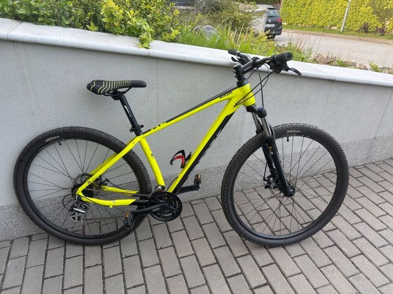 Horské kolo RDX SL žluté 3x8 převodů, hydraulické brzdy