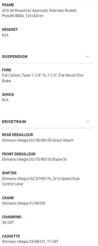 64.999 Kč! (PC 79.999 Kč) - rám UCI - Ultegra Di2 2x12 - L - POLYGON Strattos 8SX - nové, vzorek 