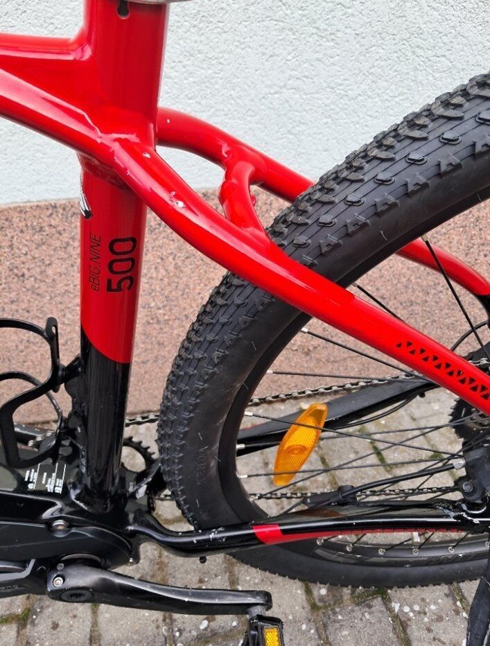 MERIDA eBIG.NINE 500 Red/Black, velikost L(48) 