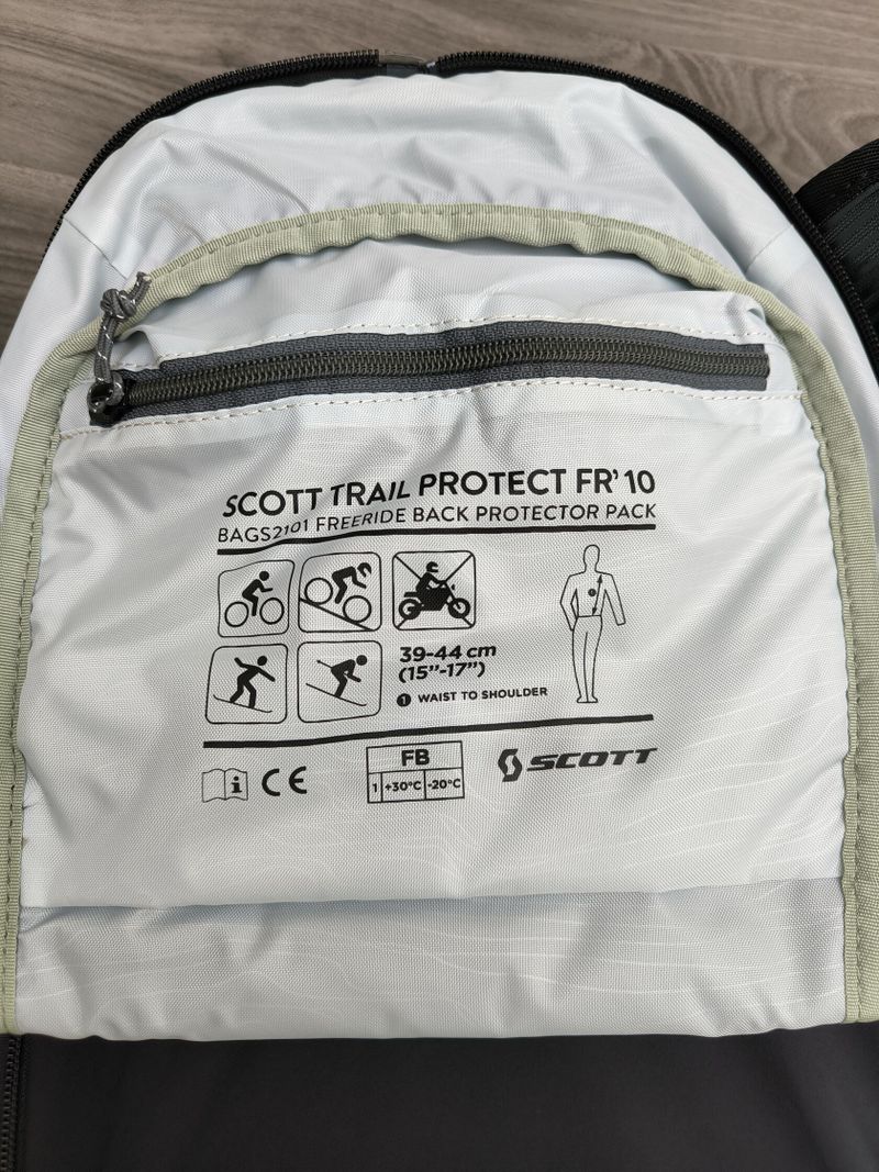 Nový batoh Scott Trail Protect FR' 10 s integrovaným chráničem