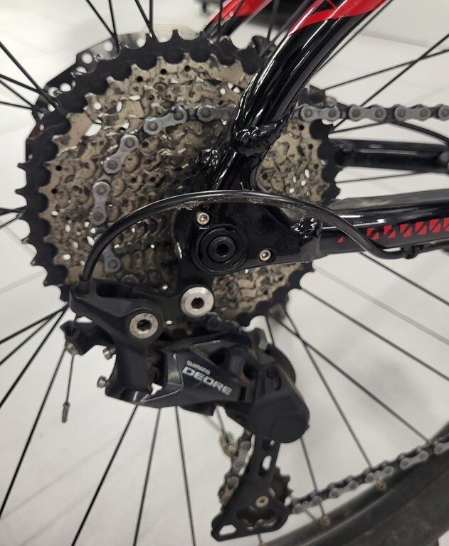 MERIDA eBIG.NINE 500 Red/Black, velikost M(43) 