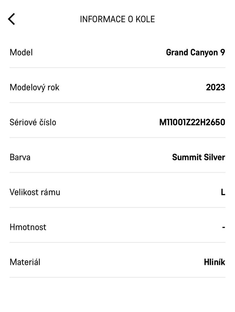 Kolo Canyon Grand Canyon 9 (2023) – velikost L, výborný stav, záruka do 2029