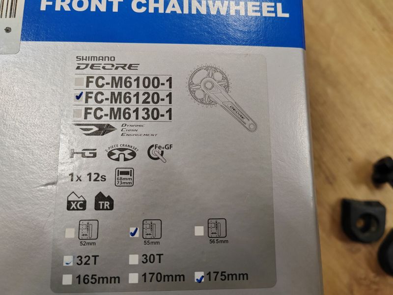 Kliky Shimano deore fc m6210 1
