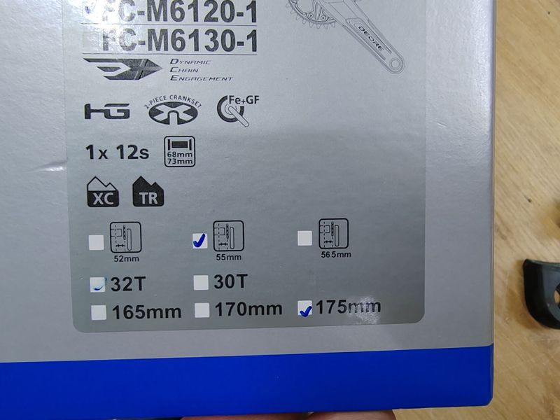 Kliky Shimano deore fc m6210 1