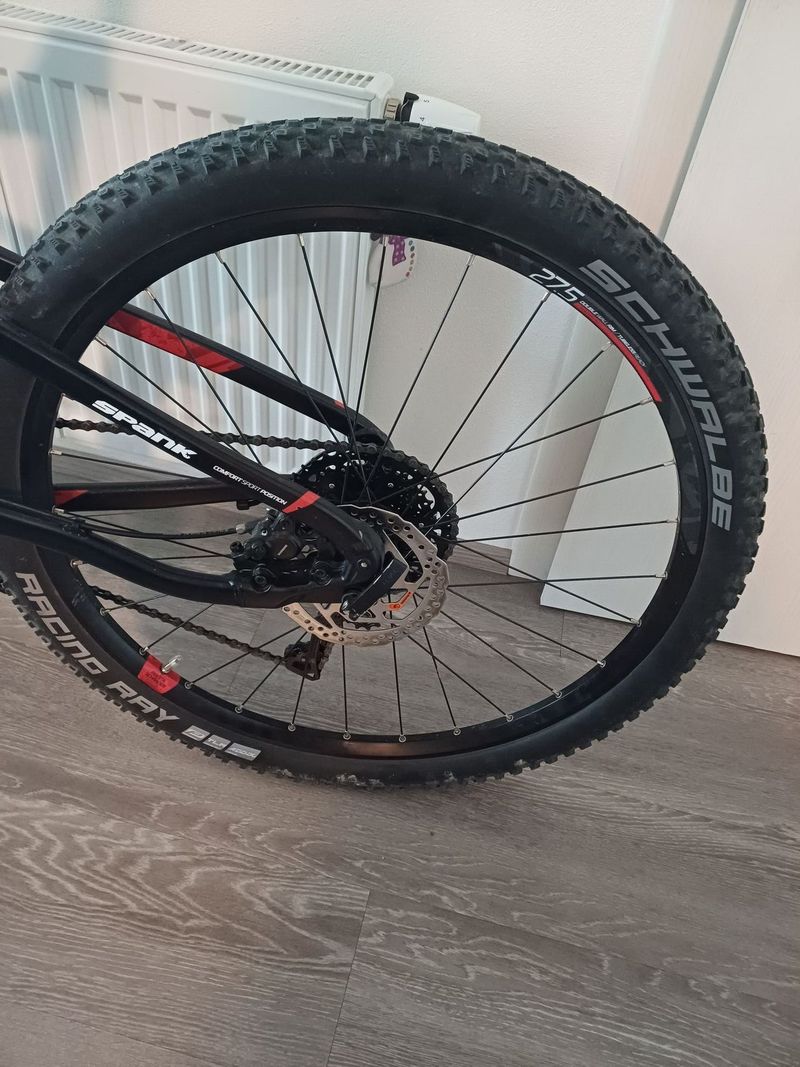 Celoodpružené kolo rockrider ST530S 