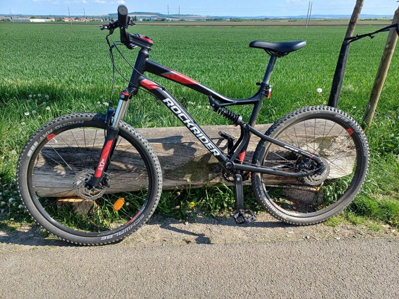 Celoodpružené kolo rockrider ST530S 