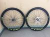 2 x Sada CX/gravel kol, ořech Shimano 