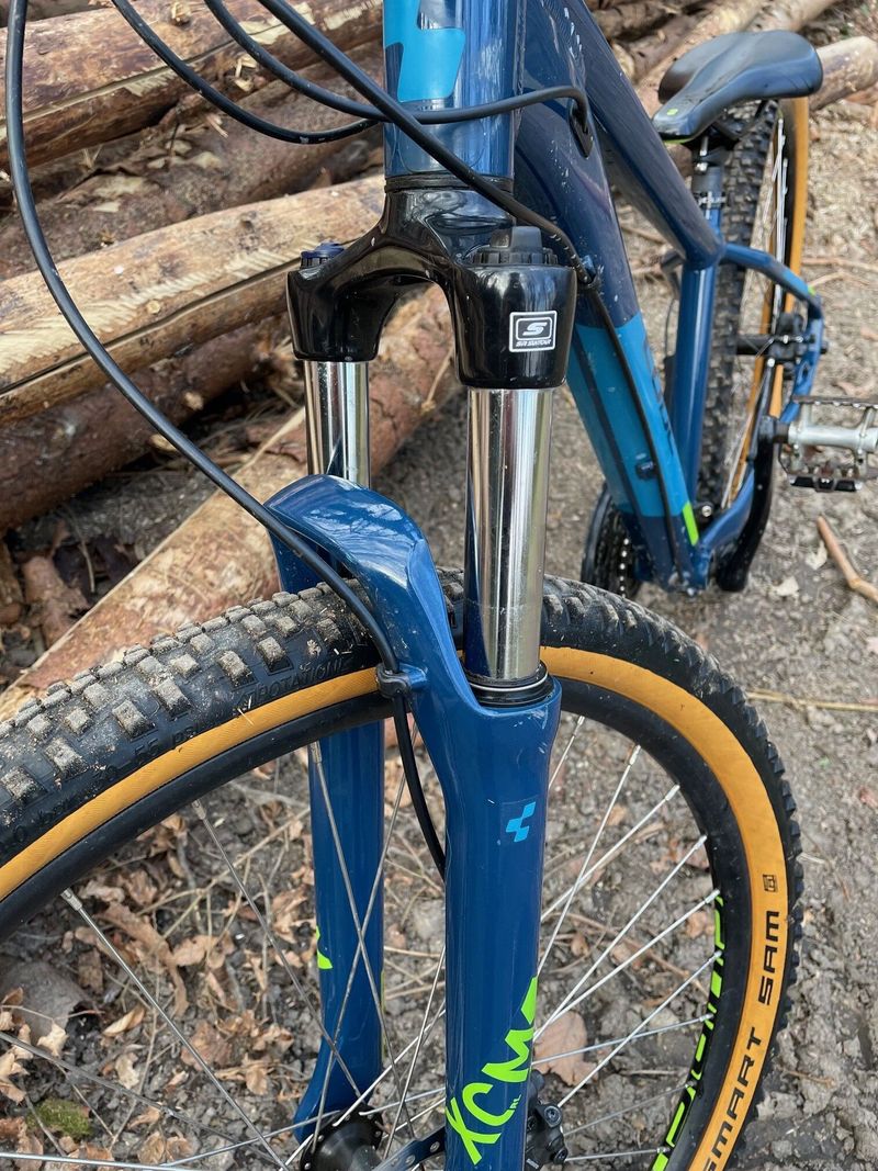 Horské kolo CUBE Aim Race blueberry"n"lime 2021