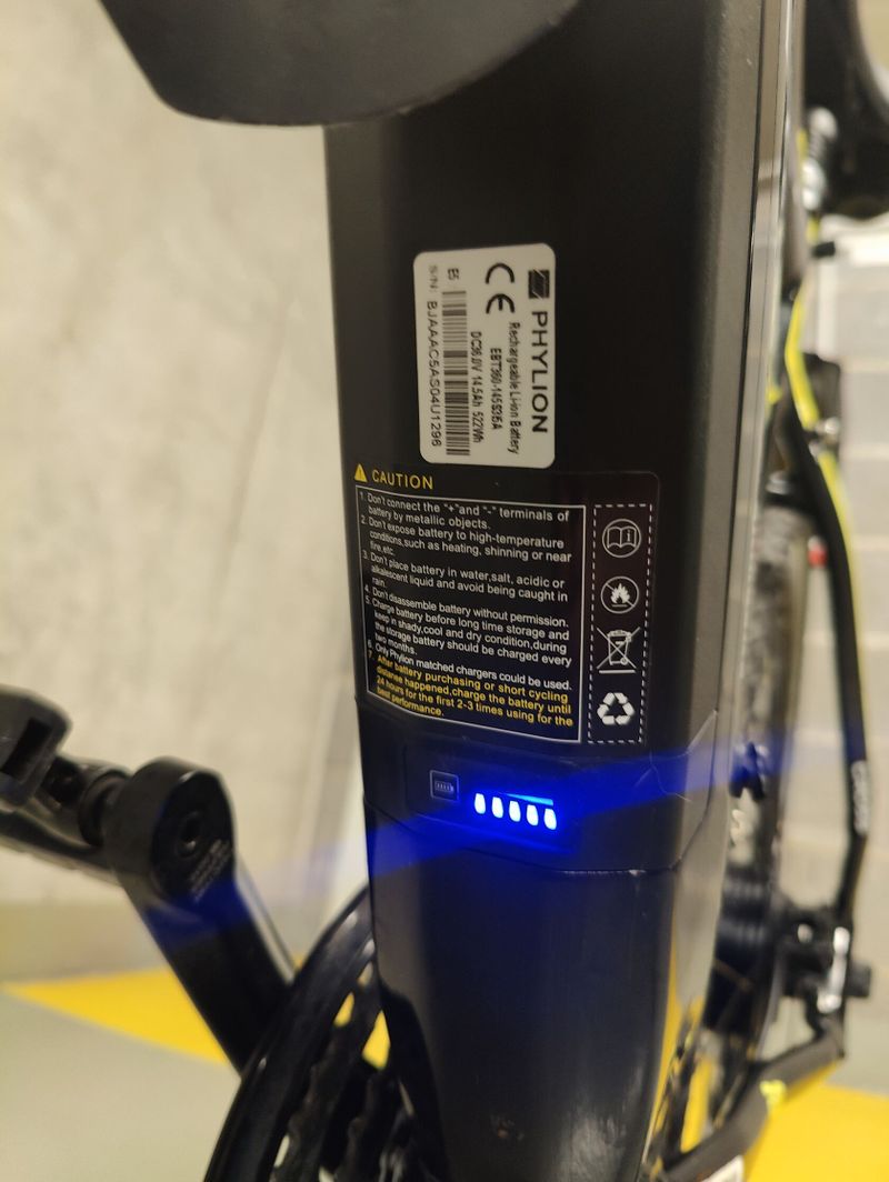 Elektrokolo MTF 4.2 s baterií Samsung 522 Wh, TOP STAV
