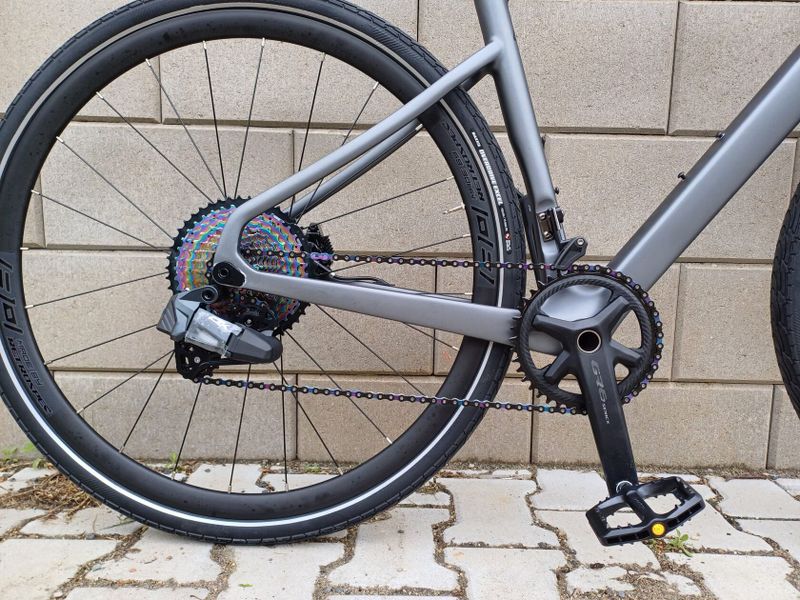 Karbonové gravel kolo Twitter gravel V1, elektrické řazení 1x13, vel. XL, L/M, S, XS viz tabulka