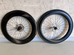 Galusková karbonová kola 80/60 mm kotoučové