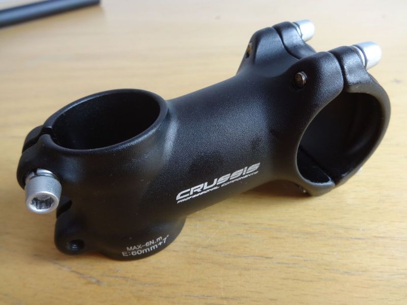 Představec Alu průměr 31.8, délka 60 mm z nového kola