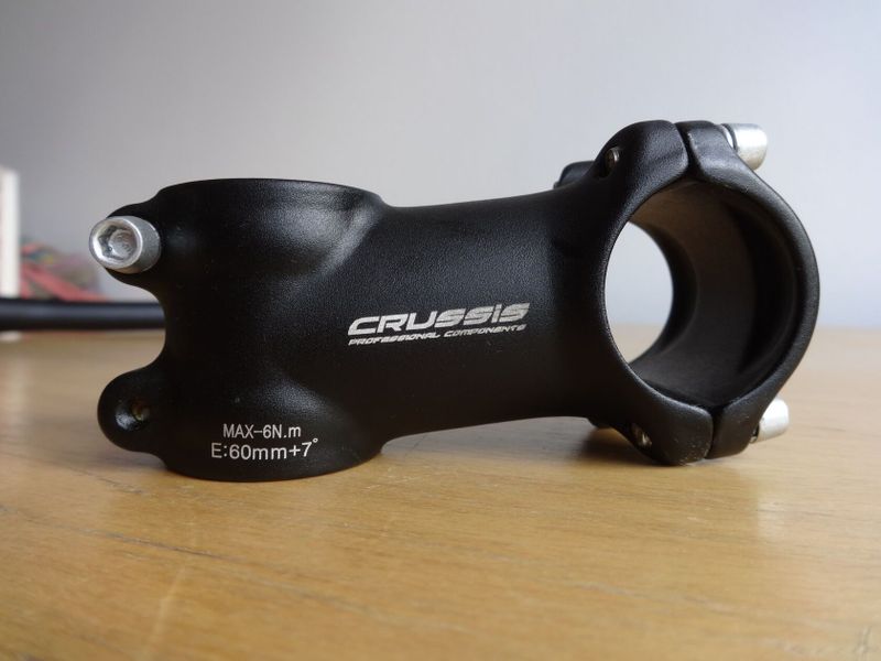Představec Alu průměr 31.8, délka 60 mm z nového kola