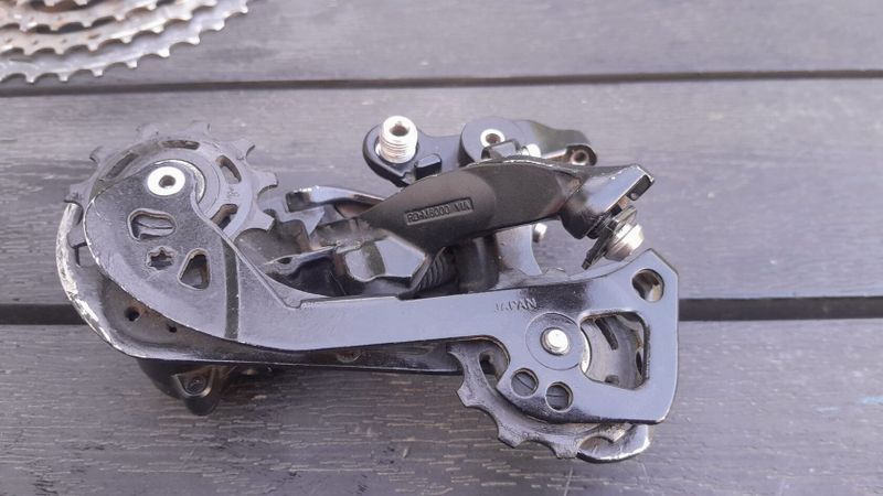 Přehazovačka Shimano XT 11s s kazetou XT 11-42