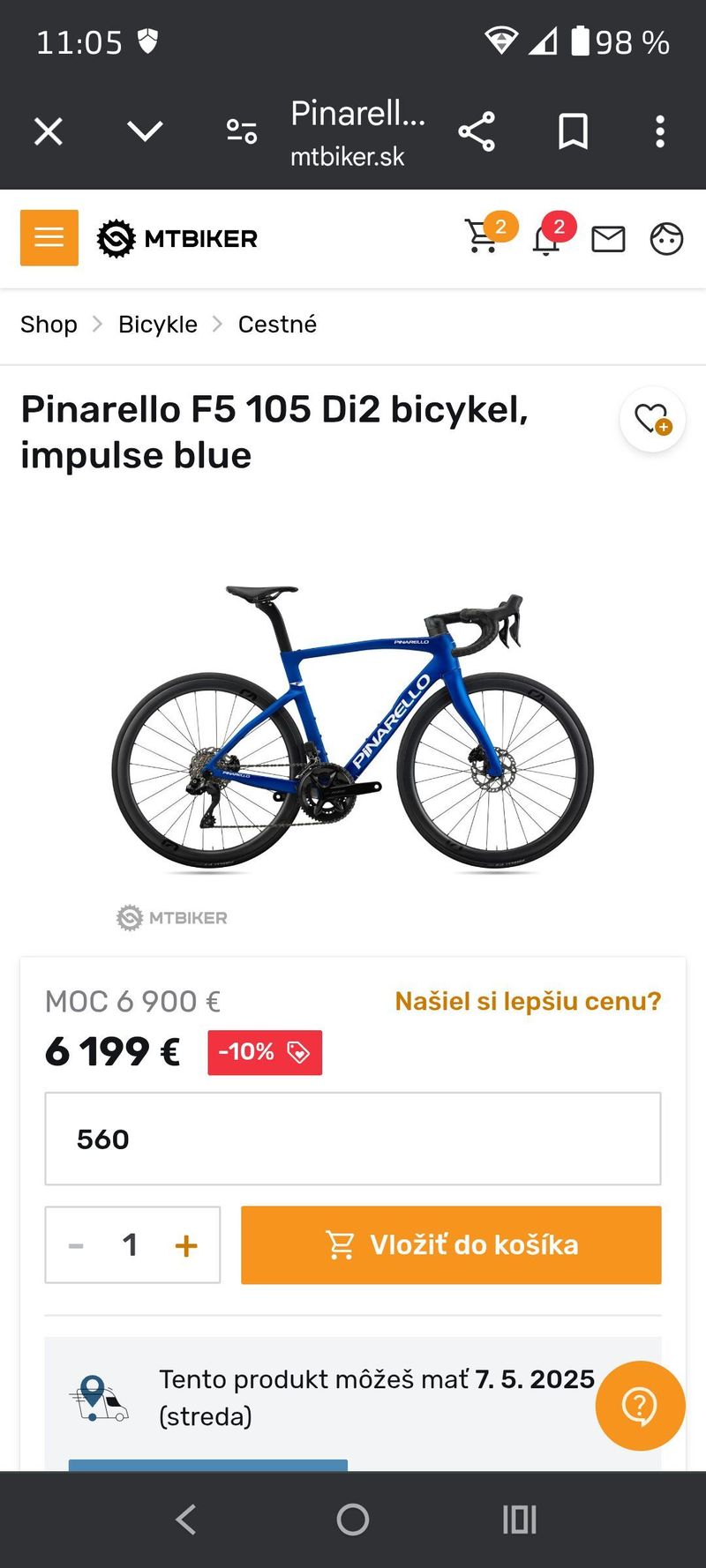 Pinarello f5 nový 