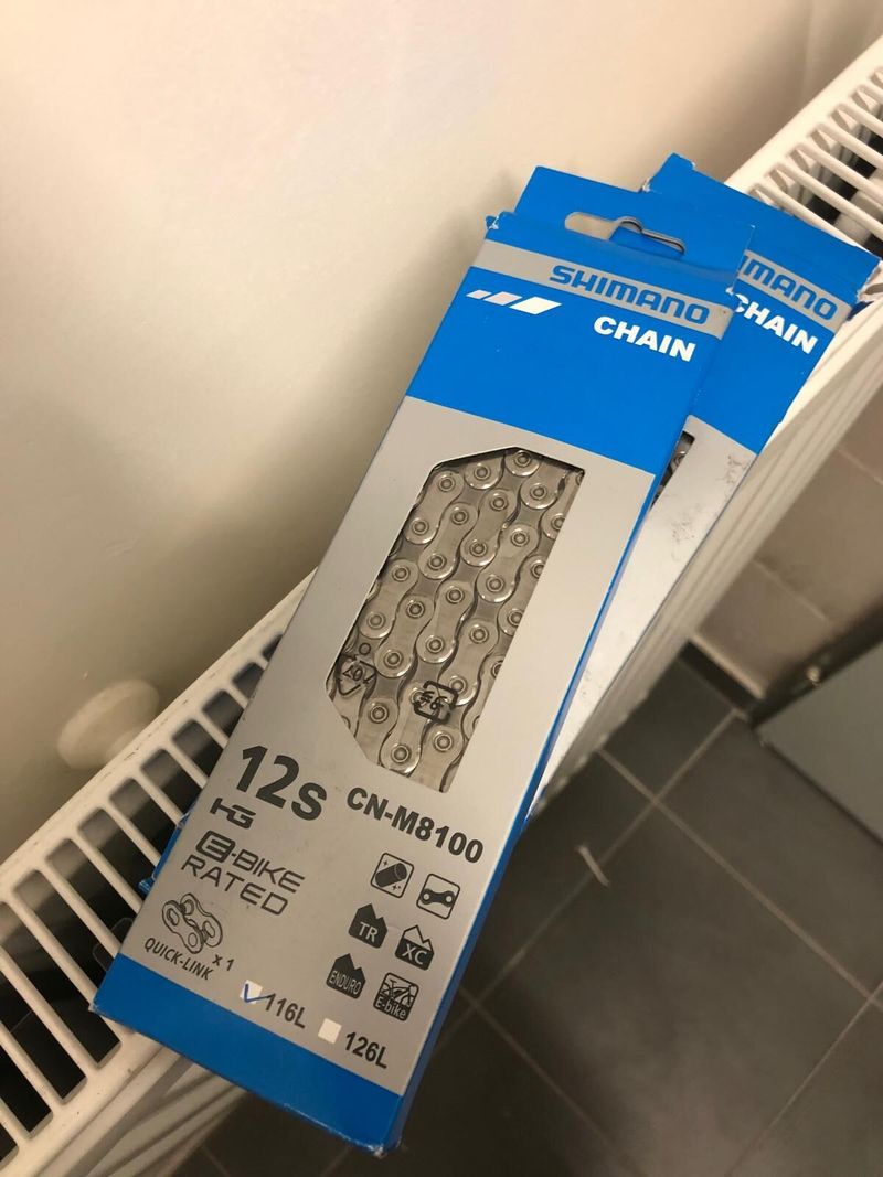 2ks NOVÝ řetěz Shimano XT M8100 116čl.