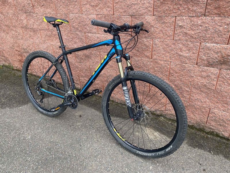 SLEVA, MTB horske kolo 29 KTM, Fox vidlice, velikost 21/53, Shimano ...