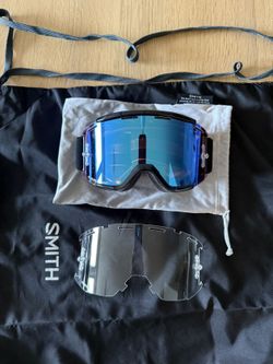 Sjezdové brýle Smith Squad MTB - Black/ChromaPop Rose Flash