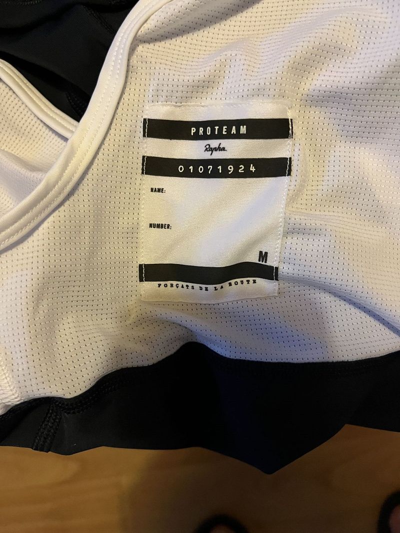 Pánské cyklistické kraťasy Rapha Men's Pro Team Training Bib Shorts - Dark Navy/White