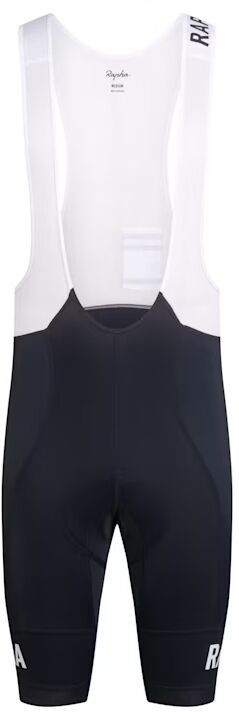 Pánské cyklistické kraťasy Rapha Men's Pro Team Training Bib Shorts - Dark Navy/White