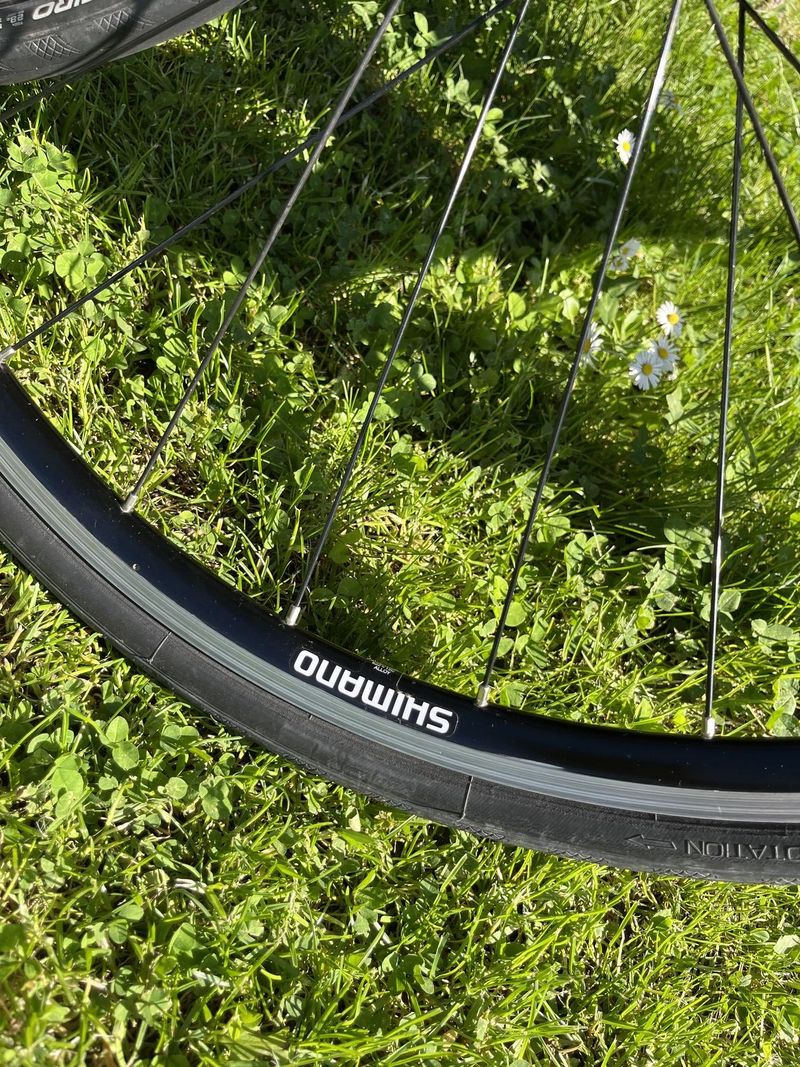 Zapletená kolaShimano WH-R500