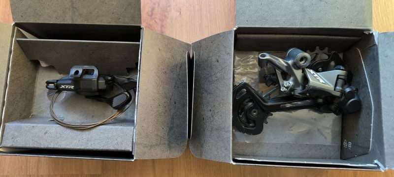 SHIMANO XTR 9100 přehazovačka + páčka řazení