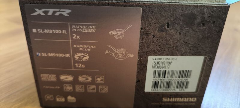 SHIMANO XTR 9100 přehazovačka + páčka řazení