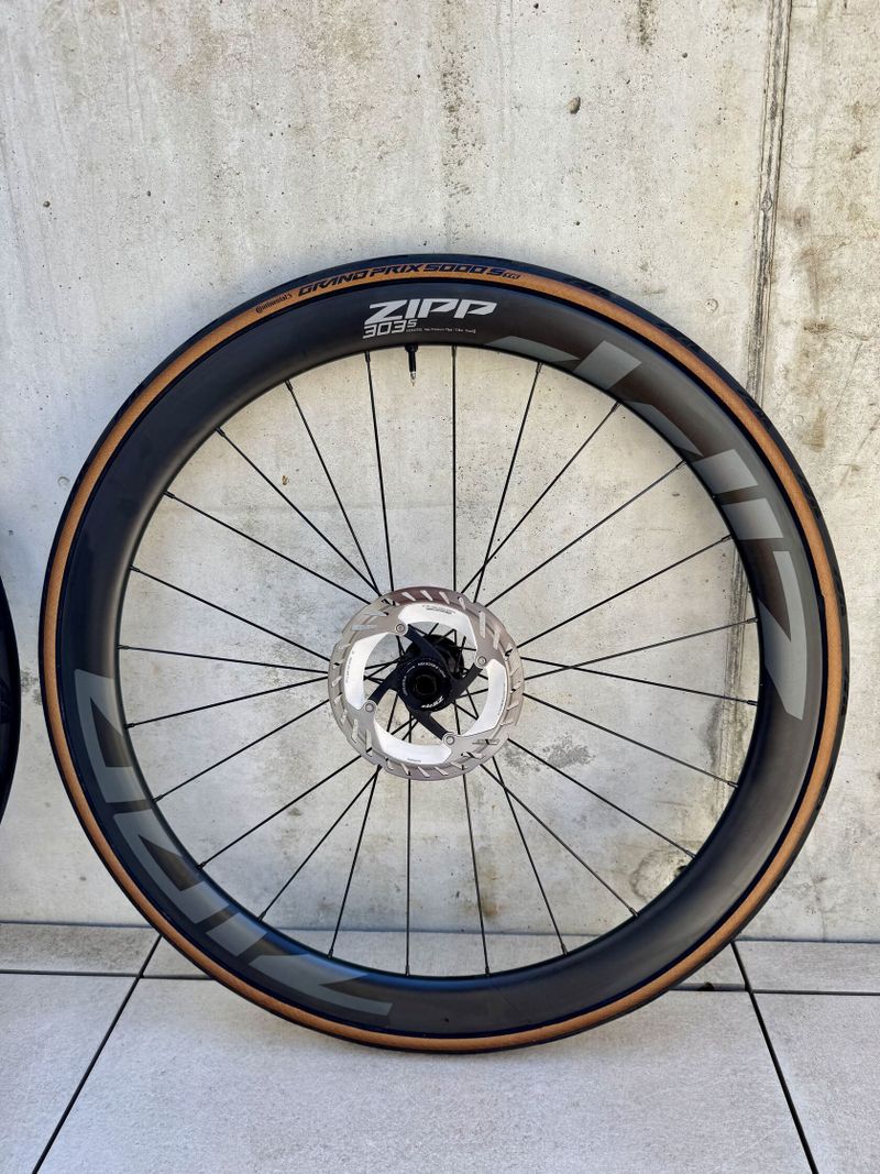 Zapletená kola ZIPP 303 S + Pláště + Kotouče