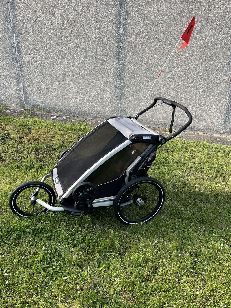 THULE CHARIOT LITE 2 AGAVE + BIKE SET + KOČÁRKOVÝ SET + BĚŽECKÝ SET + BRZDA 
