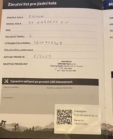 Horské kolo Raymon HardRay Nine 6.5 29